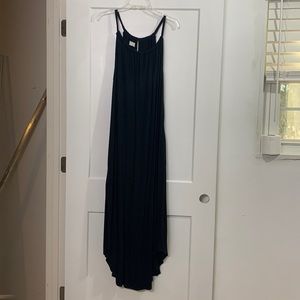 Black maxi dress